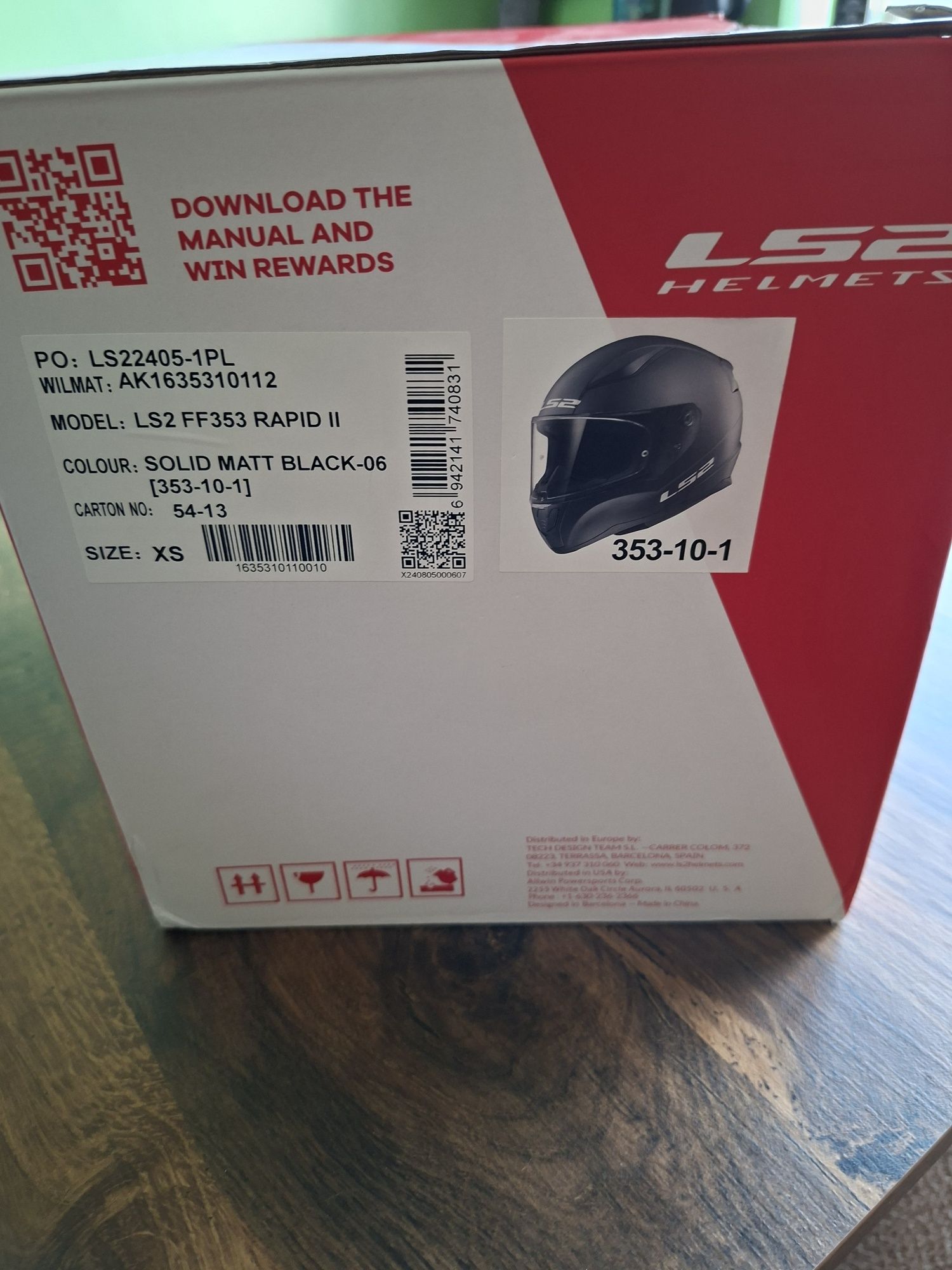 Kask ls2 ff353 XS