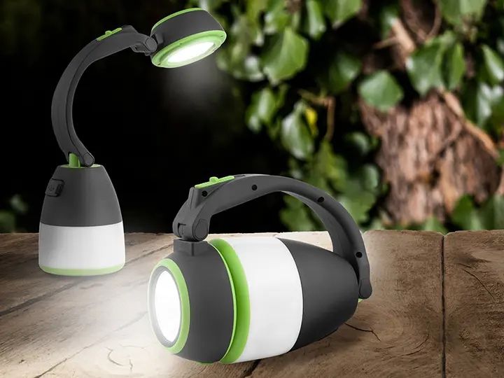 Лампа led з павербанком 3 в 1 dpm з можливістю заряджання