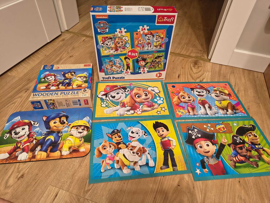 Puzzle dla dzieci psi patrol 3+