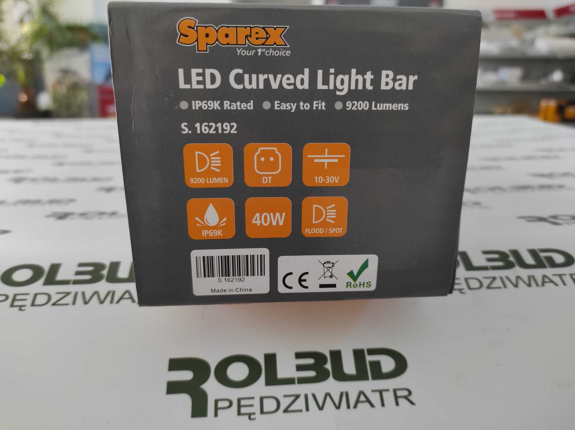 Listwa oświetleniowa LED zakrzywiona 630mm 9200 Lumenów 10-30V