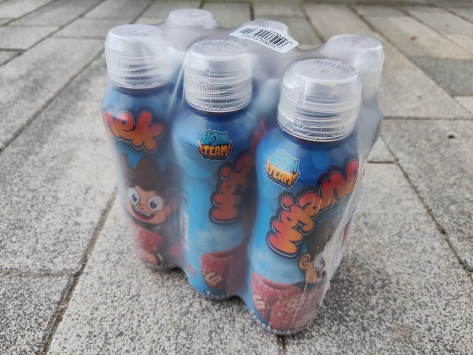 6 x Wojanek 500 ml o smaku truskawkowo malinowym