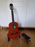 GITARA Ever Play 1/2 + podnóżek + stojak + pokrowiec