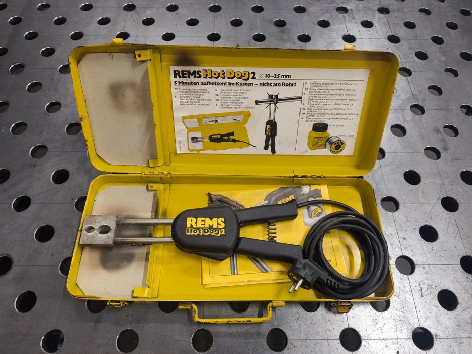 Lutownica Elektryczna Rems Hot Dog 2 cęgi do lutowania rur