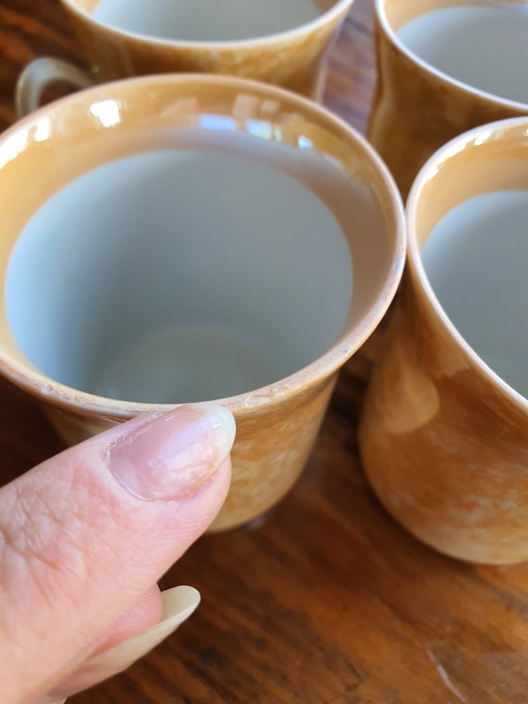 Serwis porcelanowy, kawowy, PRL, Włocławek, marmurek