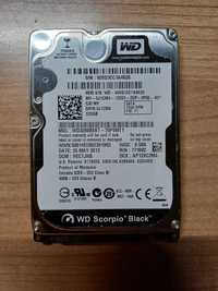 Dysk twardy HDD 320 GB WD Scorpio Black 7200 RPM WD3200BEKT