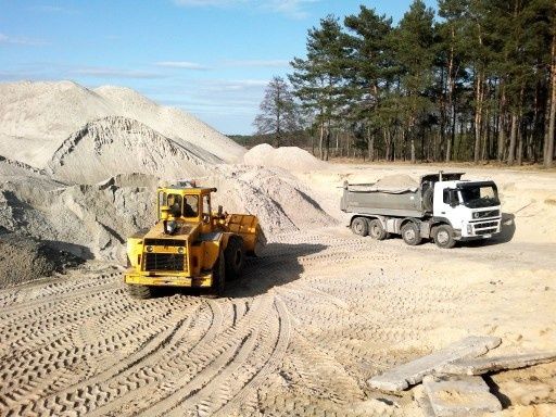 Piasek Kopalniany pod kostke do funadamentów Dobrze zagęszczający się