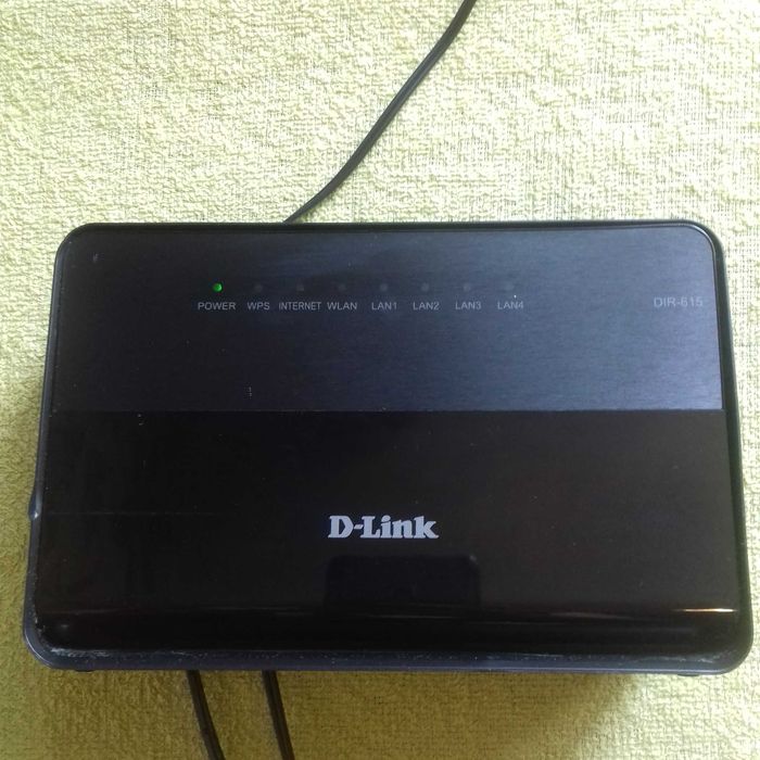 Роутер D-Link DIR-615 + блок питания 12В, на запчасти.
