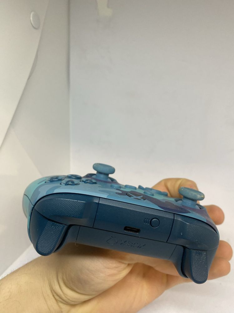Pad Xbox One Xone Series X PC joystick kontroler oryginalny blue morro