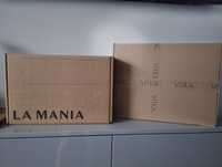 La Mania i Vitkac dwa kartony pudełka opakowania po zakupach