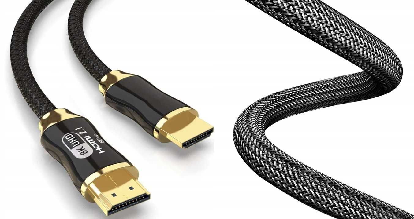 Kabel HDMI 2.1 Premium 8K 60Hz UHD 3m * Video-Play Wejherowo