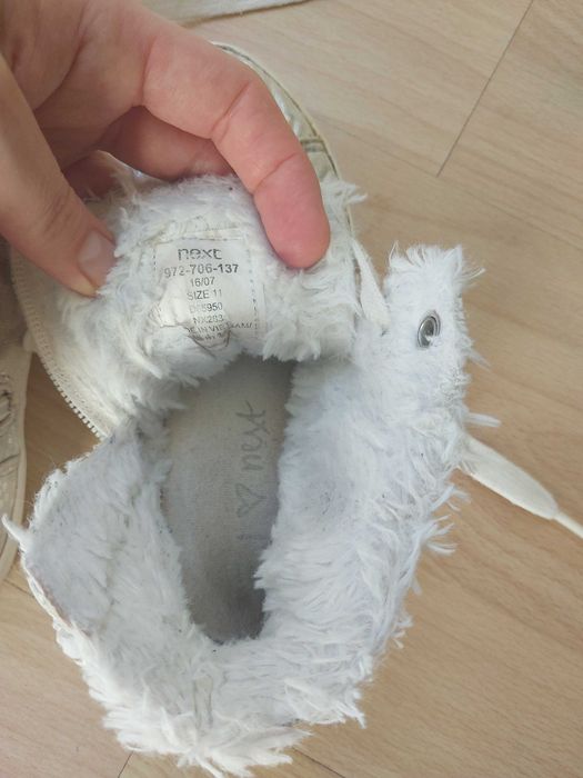 Ocieplane trampki Next dla dziewczynki rozmiar 29-30