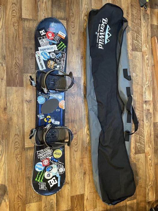 Deska snowboardowa 141  z wiązaniami + Gratis!