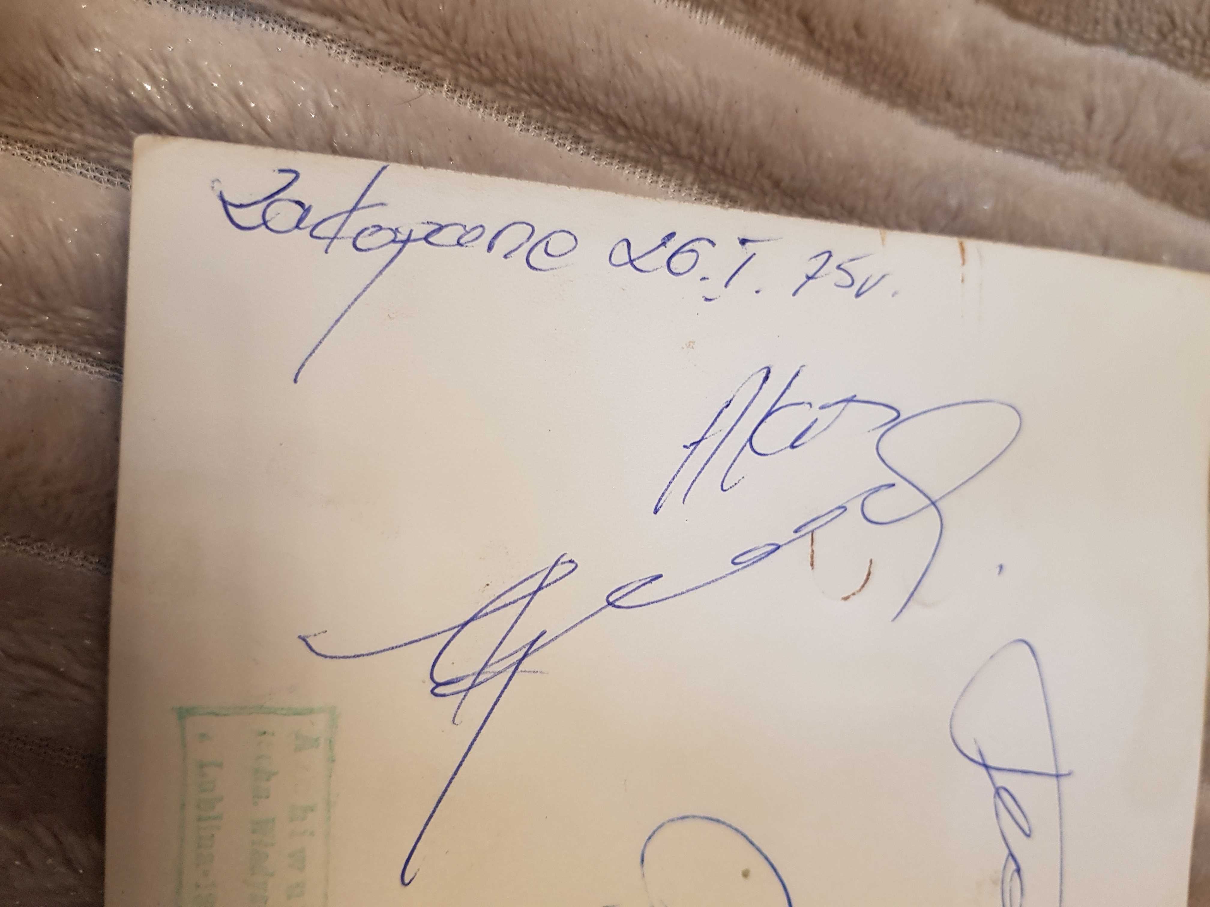 autograf Kostas Dzokas prometheus kolekcja zbiory