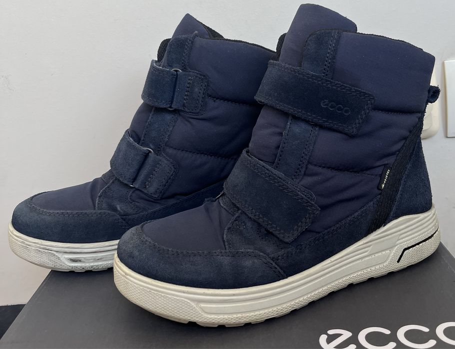 ECCO URBAN SNOWBOARDER ботинки зимние р36 ст23,2 синие девочк мальчик