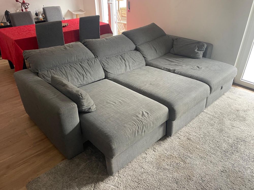Sofa cama Ikea com chaiselong