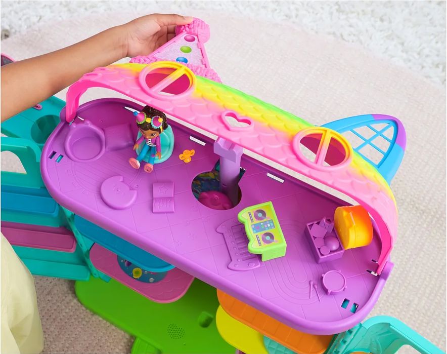 DUŻY Koci Domek Gabi Interaktywny + Laleczka + Dźwięki