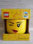 NAJTANIEJ Głowa Na Klocki Lego Pojemnik Zamykany Wysyłka