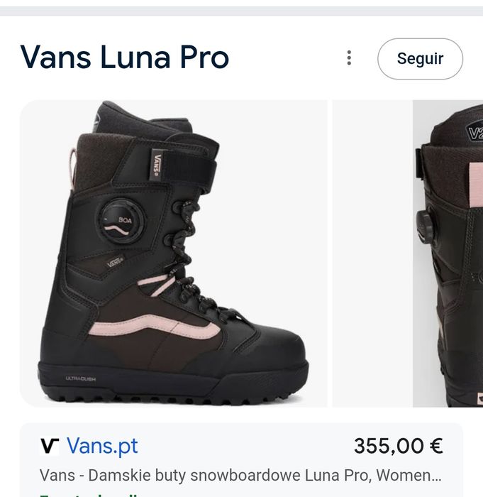 Botas de Snowboard Vans Luna Pro