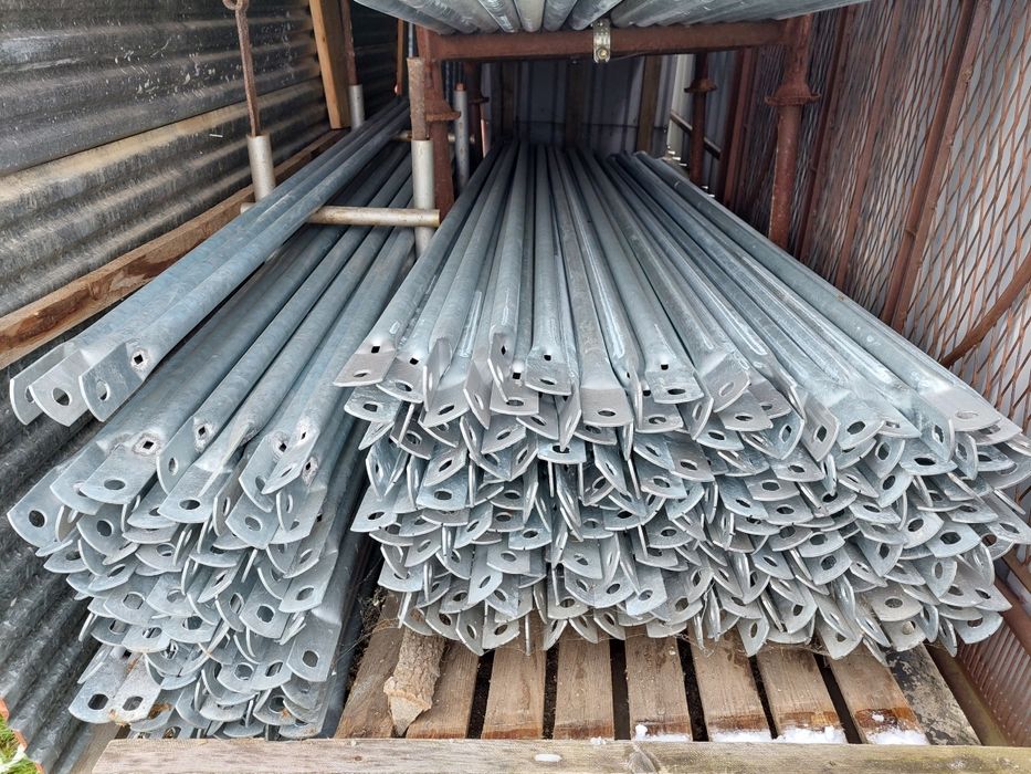 Duże rusztowanie 100m elewacyjne Plettac drewniane podesty 2,5m lub 3m