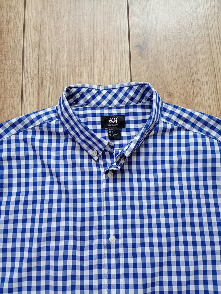 H&M męska lekka koszula L 180