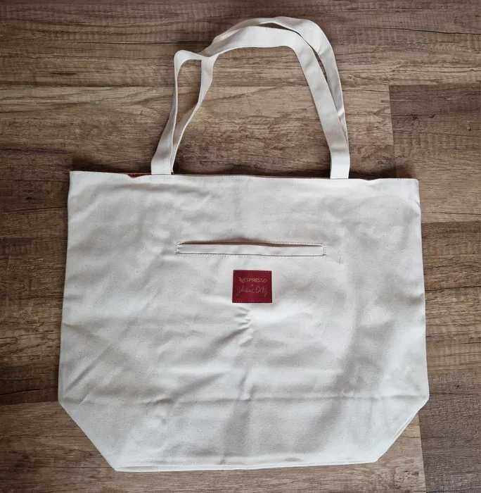 Nowa, jutowa torba na zakupy firmy NEPRESSO