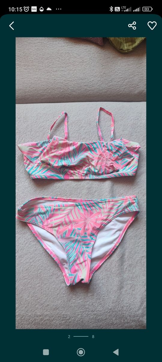 2 bluzki czarne krotsze XS/ S / 34/36 zalando lub 152/158
