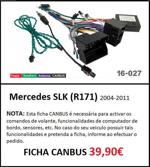 (NOVO) Rádio 1DIN / 2DIN • Mercedes SLK • R170 / R171 • Android SLK200