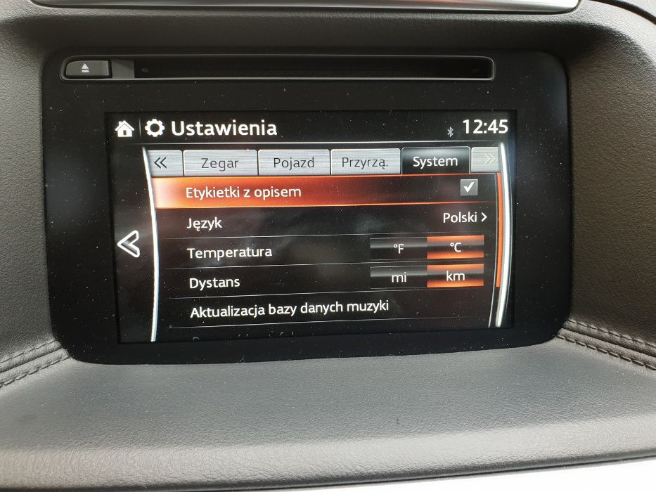 Polskie menu Mazda 2 3 6 CX-3 CX-5 CX-9 MZD Connect USA - EU