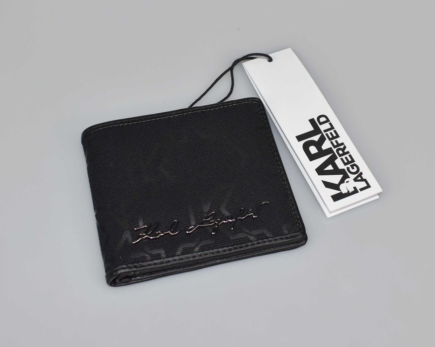 Karl Lagerfeld portfel damski K/Monogram Small czarny 22WW3215