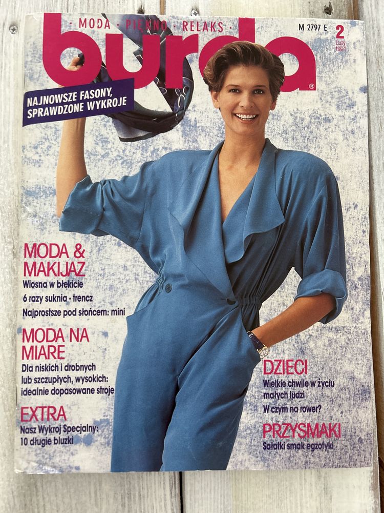 Burda 4 numery z 1991 roku