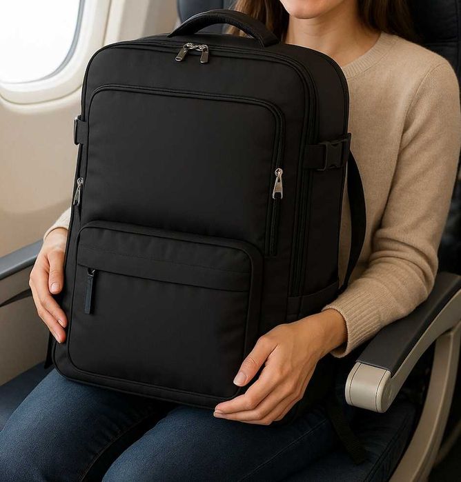 Wytrzymały Plecak Ryanair WizzAir 40x20x25 Bagaż Podręczny Kabinowy