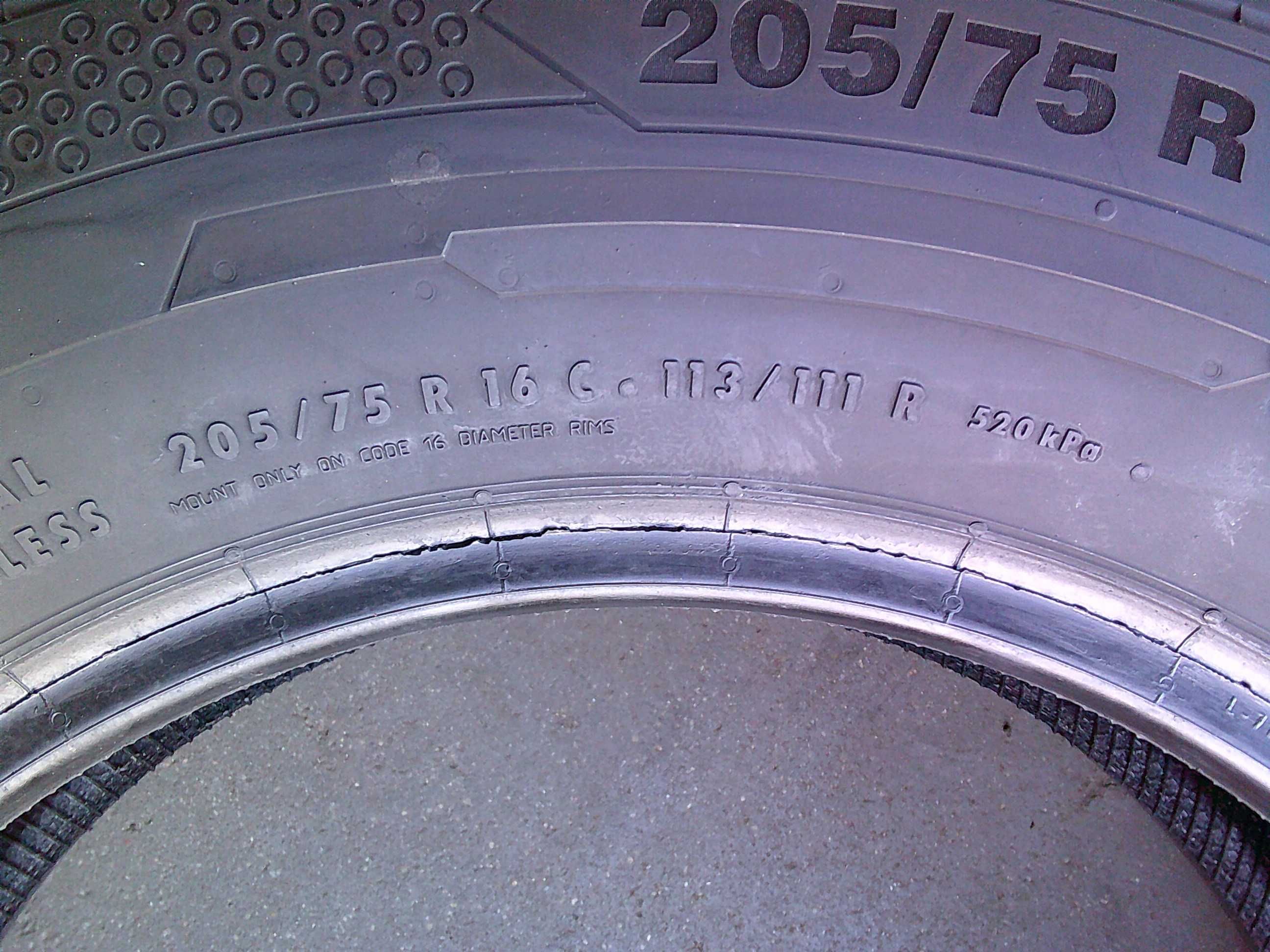 Opony 205/75/16C Continental 4szt