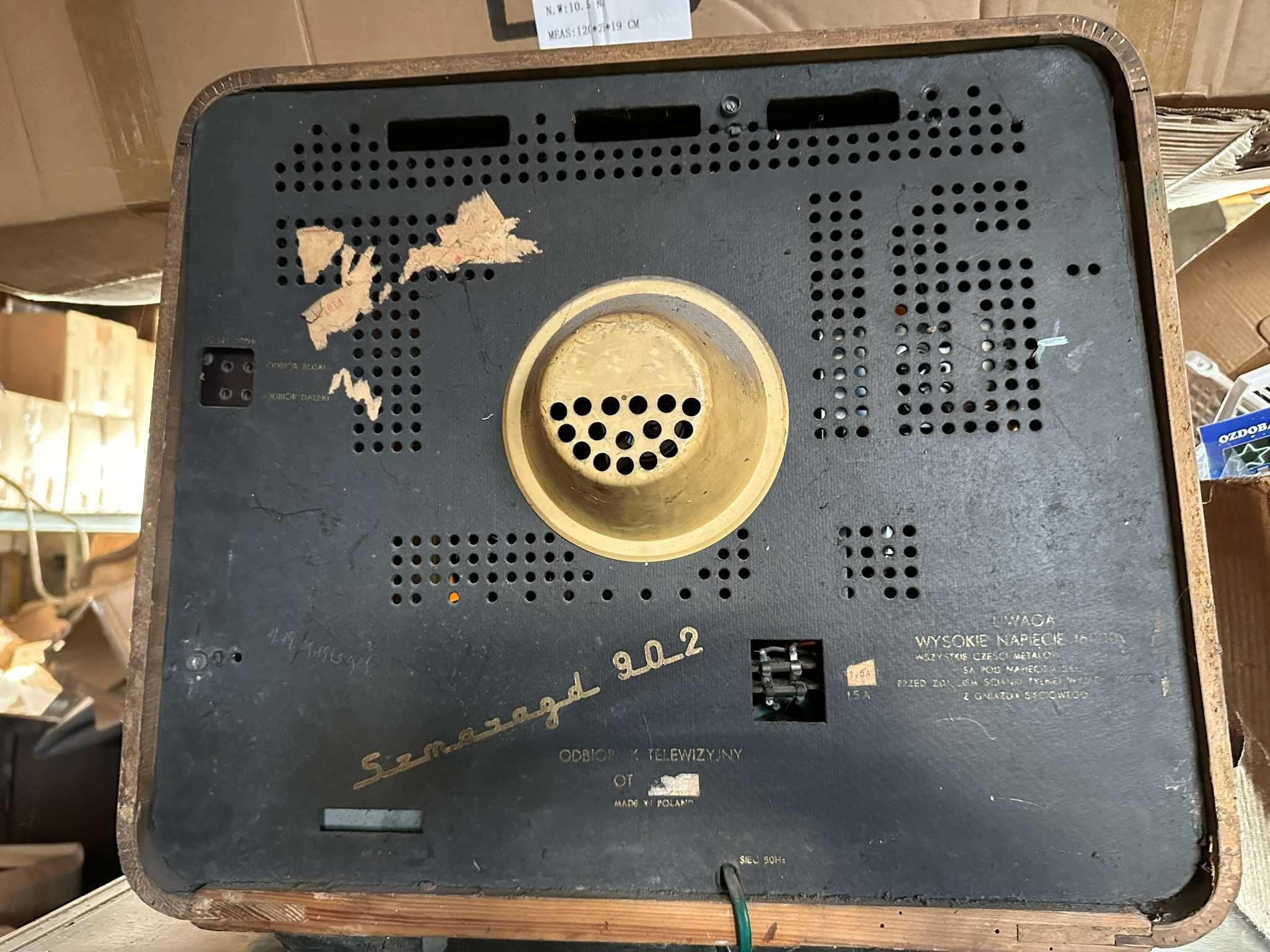 Telewizor Szmaragd 902 stary PRL