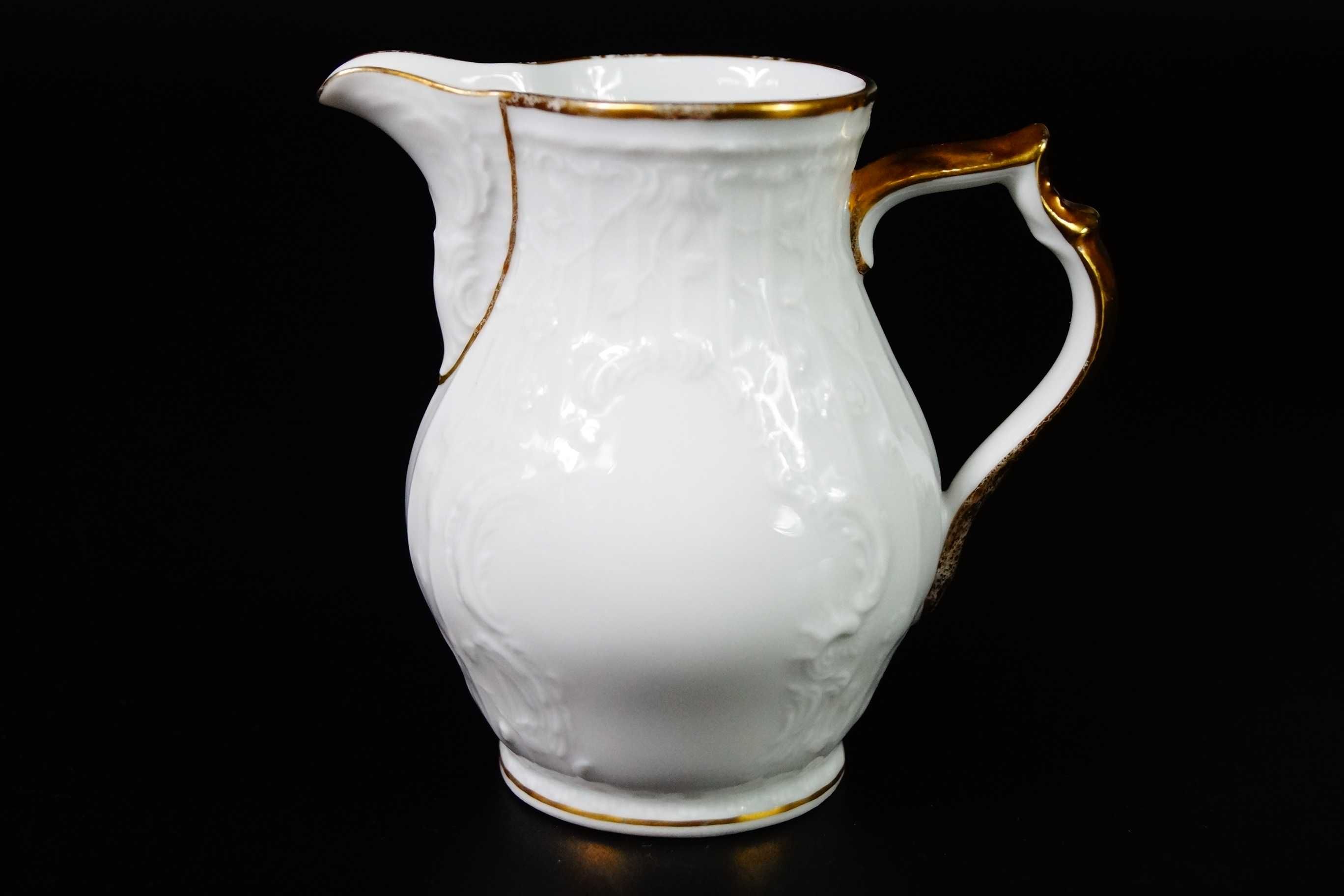 Rosenthal Sanssouci mlecznik biały + złocenia