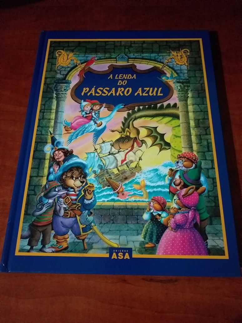 Livro "A Lenda do Pássaro Azul"