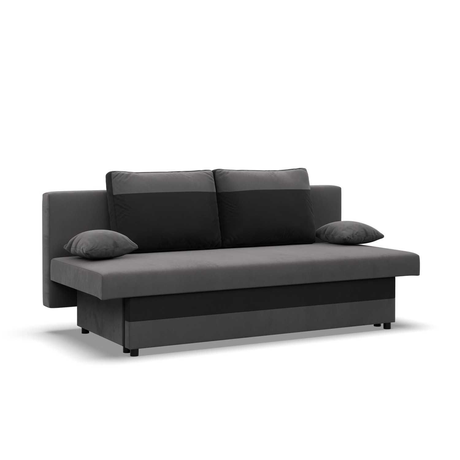 Kanapa z Funkcją Spania Sofa Rozkładana do Salonu Pokoju Pojemnik Nola
