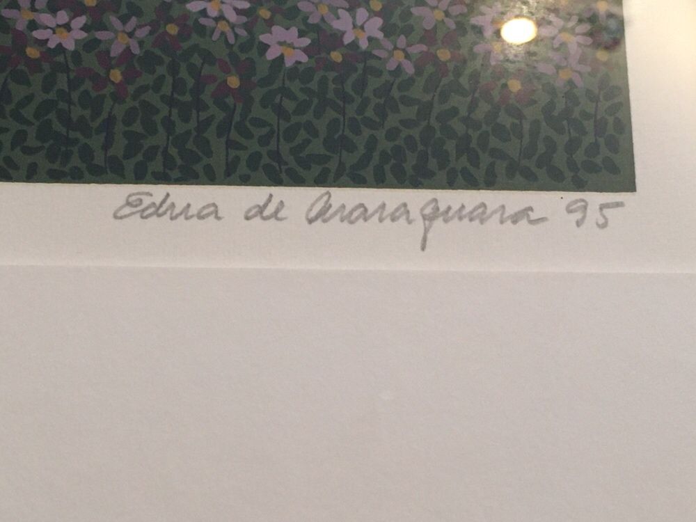 Serigrafia “Alentejo” numerada Edna Araraquara