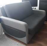 Sofa rozkładana w odcieniach szarości