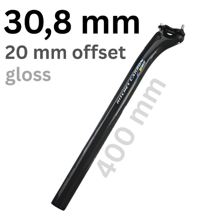 RITCHEY CARBON 30,8 mm 400 mm sztyca carbonowa