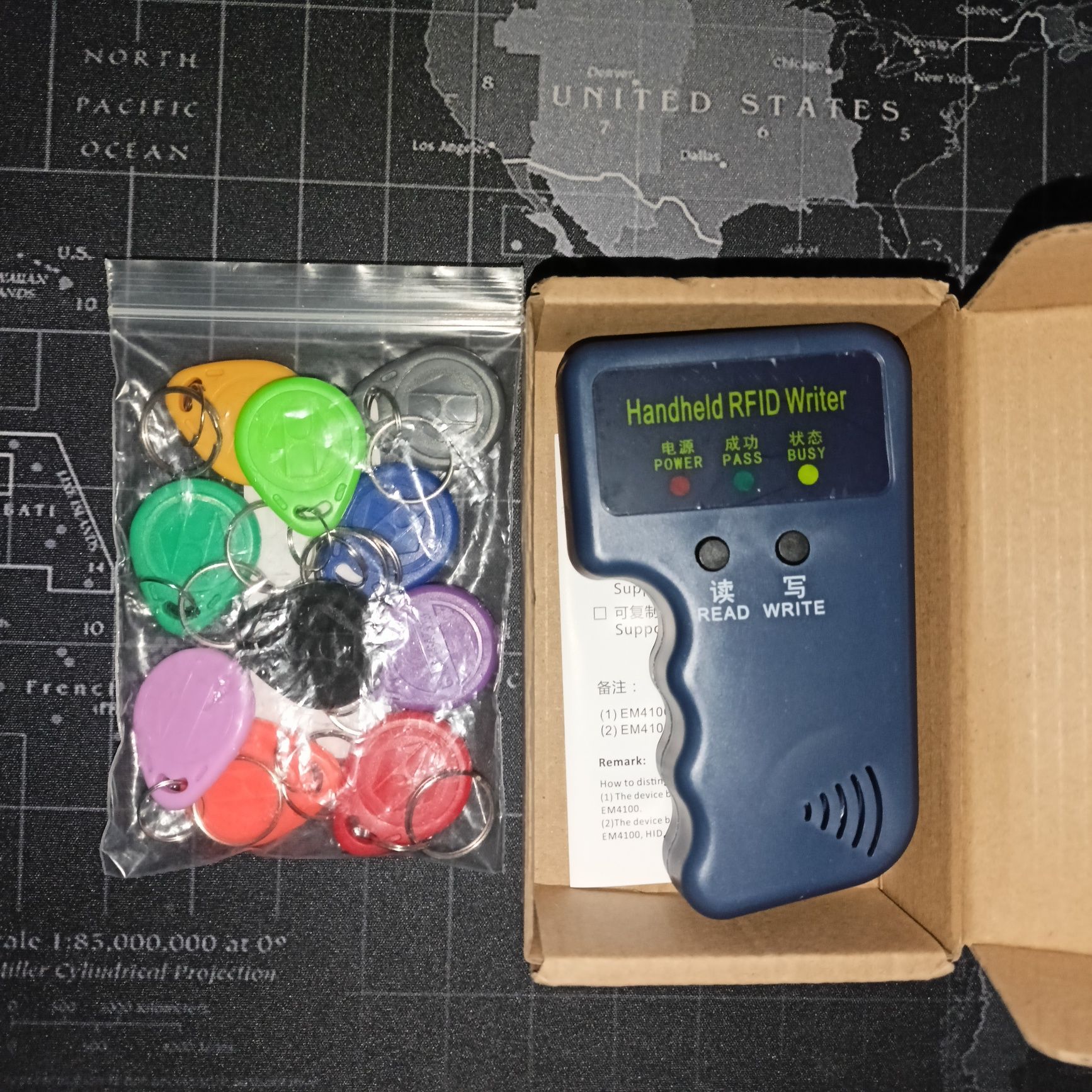 Дублікатор RFID брелків / таблеток +10 ключів