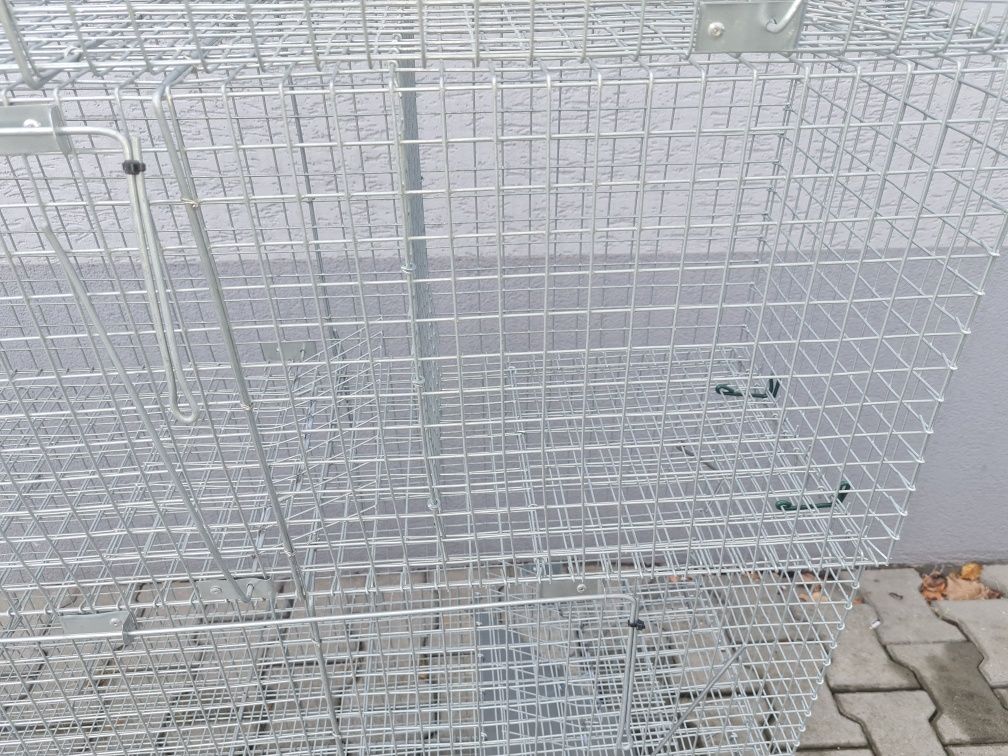 Klatka łapka na żywą przynętę lisy kuny szczury łasice koty I inne