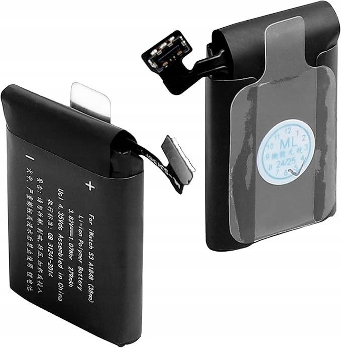 zestaw do wymiany baterii a1848 newashan do apple watch 3 generacji