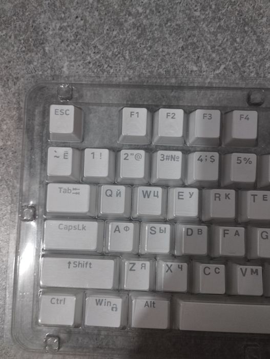 Белые PBT кейкапы