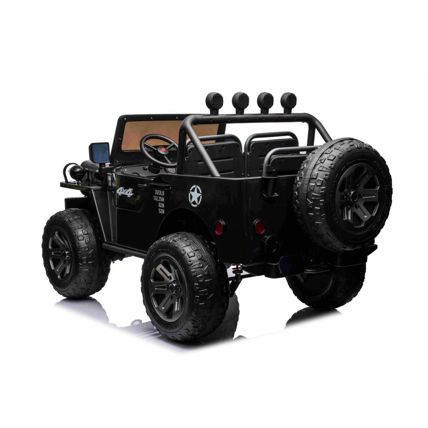 Auto Retro Wojskowy POWER śilniki 4x200W, 3 osobowe Nowość 2023