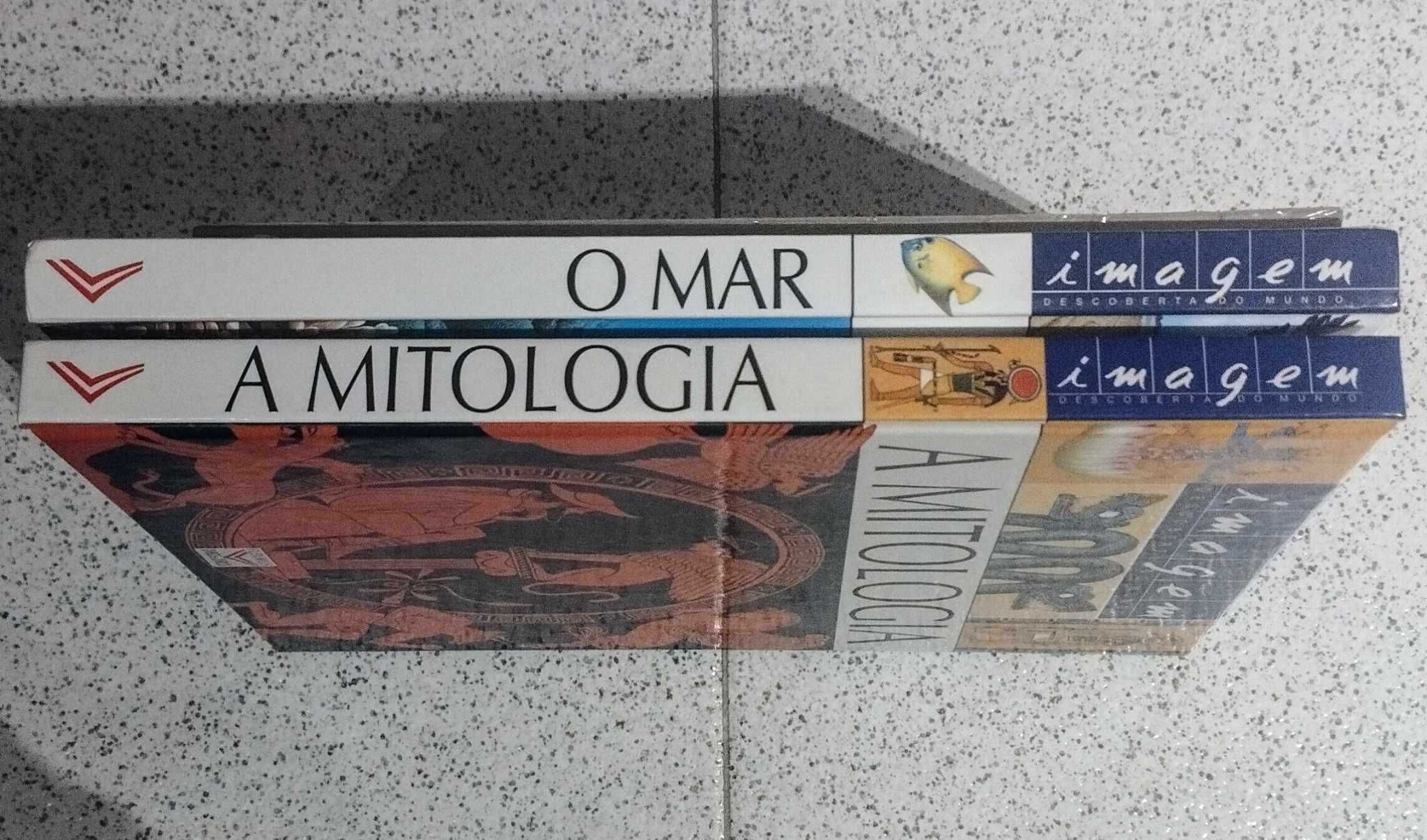 2 Livros "A Mitologia" , "O Mar" (Imagem Descoberta do Mundo) - NOVOS