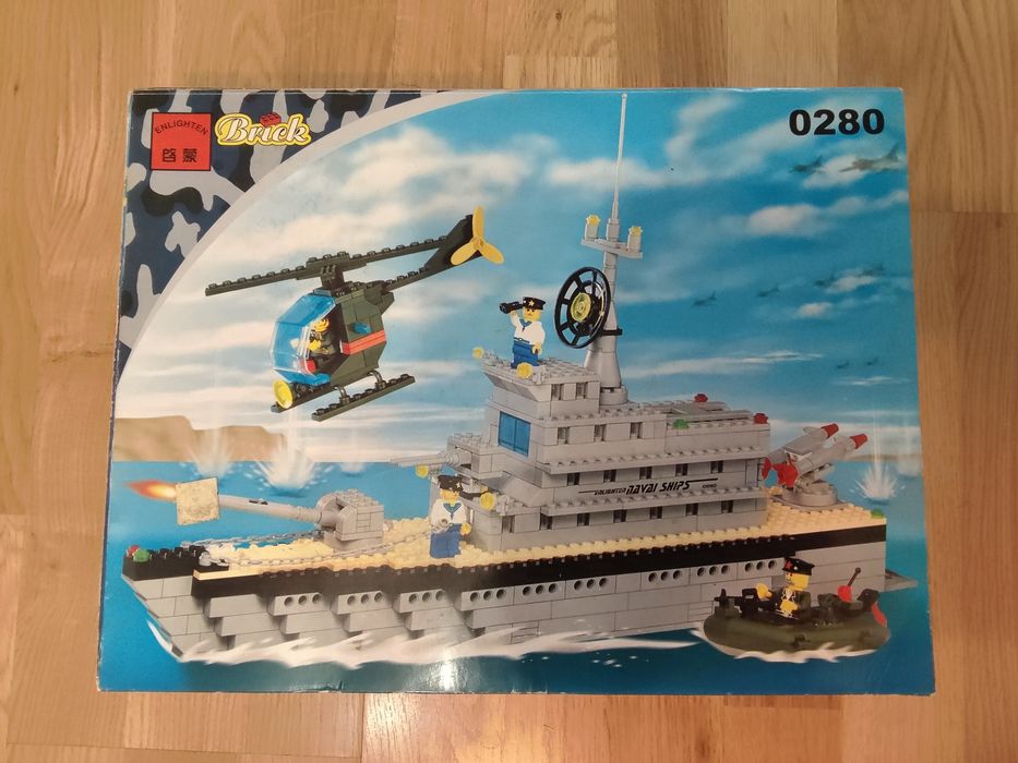 Детский конструктор Enlighten Brick 0280 Naval Ship.