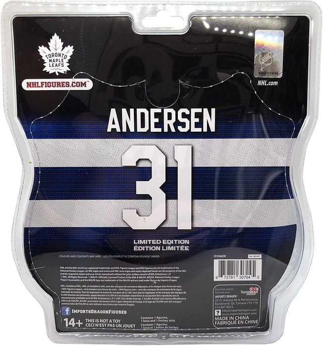 Фігурки хокеїстів НХЛ Imports Dragon NHL: Бельфур, Руа, Андерсен