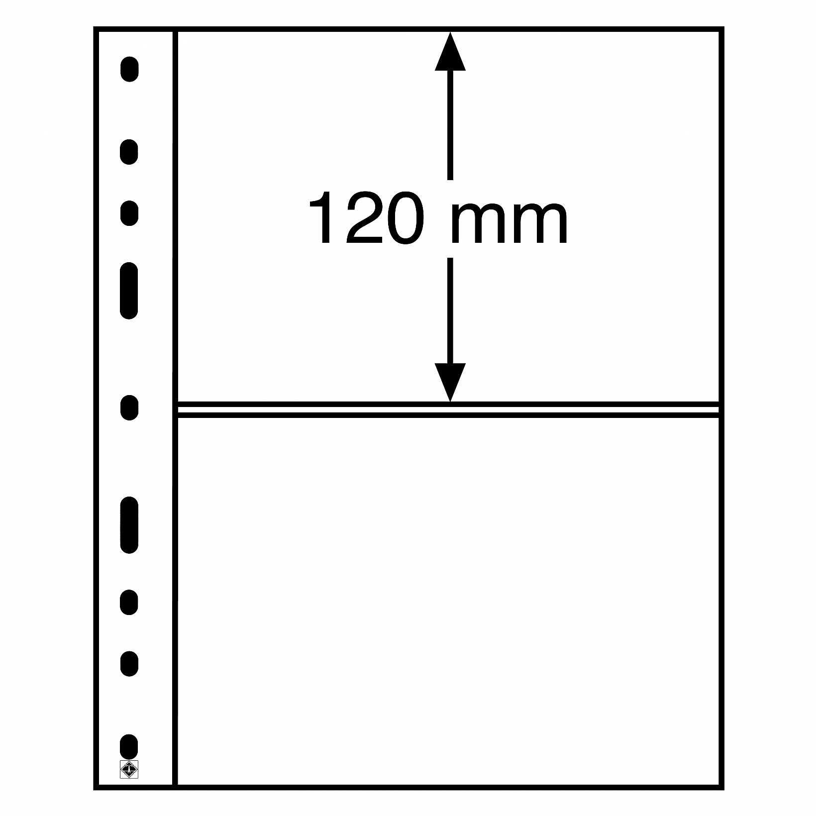 Листы OPTIMA для банкнот и марок 1С, 2С, 3C, 1S, 2S, 3S, Leuchtturm