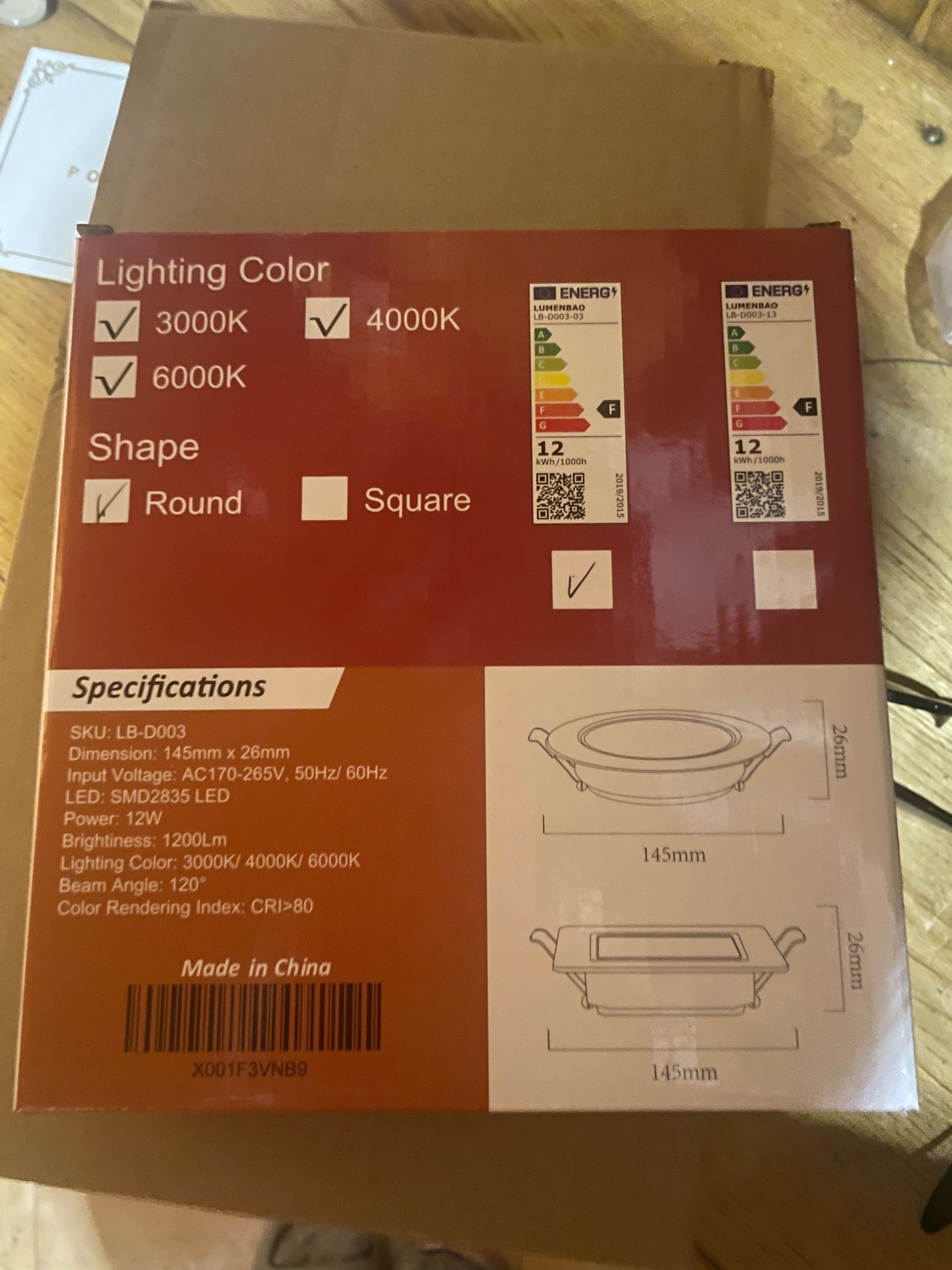3 szt Led reflektory Lumemba