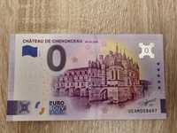 Banknot 0 Euro Zamek Chenonceau